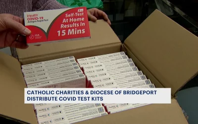News 12 Connecticut: Catholic Charities of Fairfield County, Bridgeport Diocese to distribute 20,000 at-home COVID-19 test kits