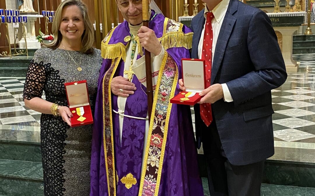 Mike and Cece Donoghue Receive Prestigious Papal Honors for Distinguished Service