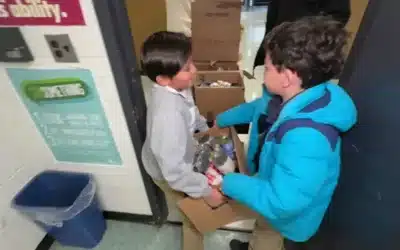 News 12 Connecticut: Bridgeport Elementary School’s Food Drive Benefits Thomas Merton Family Center