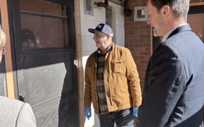 Congressman Jim Himes Joins Catholic Charities’ Meals on Wheels Team for a Special Delivery