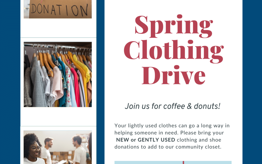 Spring Clothing Donation Drive
