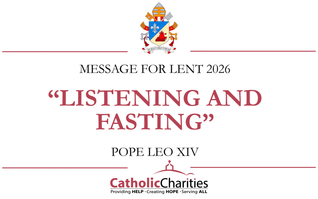 Pope Leo’s Message for Lent 2026