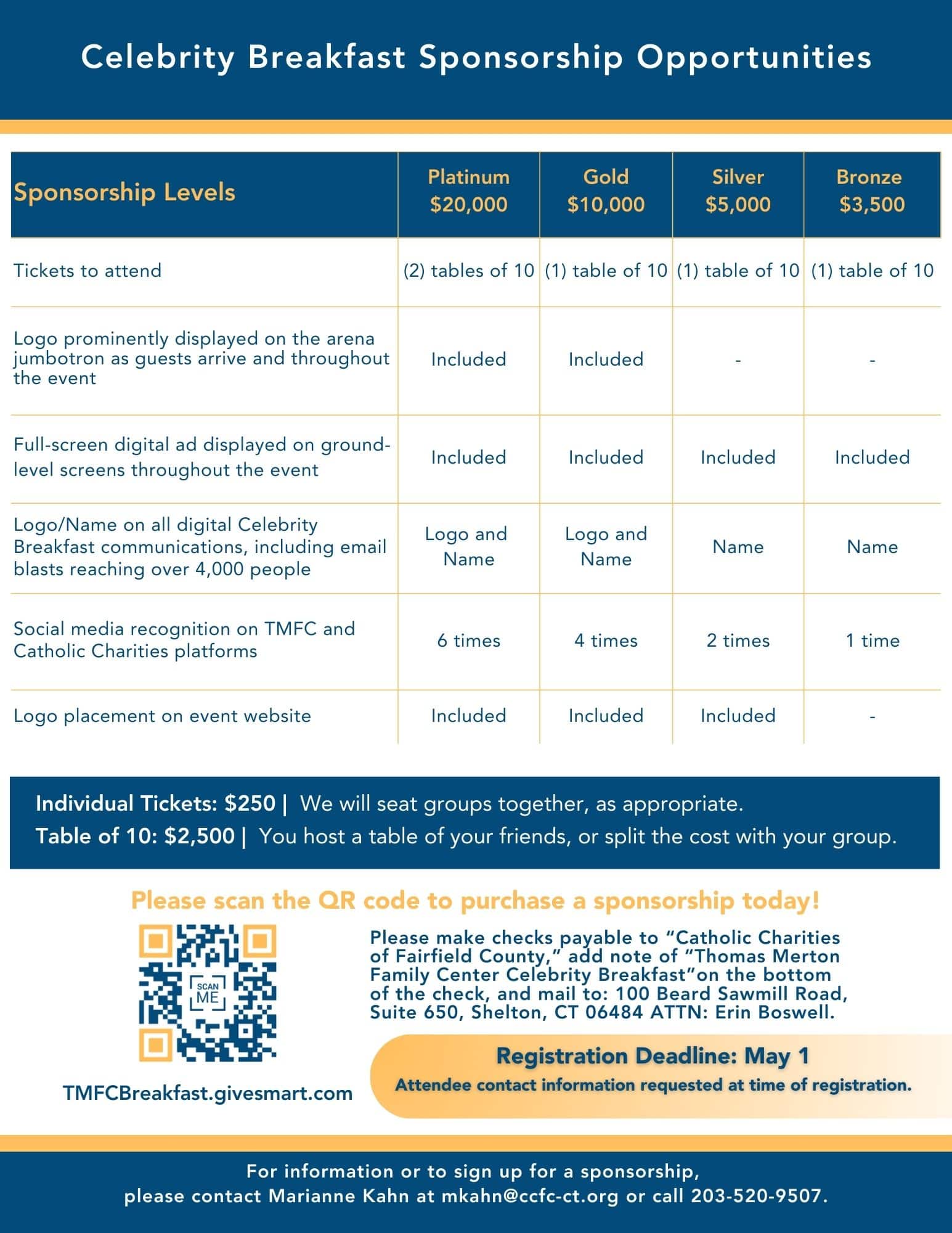 Celebrity Breakfast Save the Date Side 2